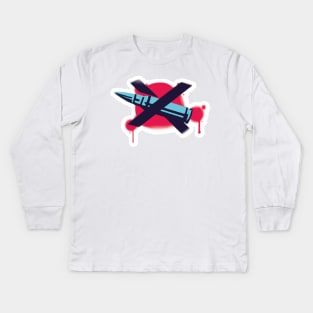 No Bullets. Kids Long Sleeve T-Shirt